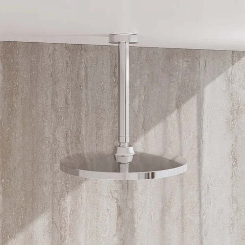 Верхний душ IDDIS Esper (ESP25CRi64) круглый, хром с белым Верхний душ IDDIS Esper (ESP25CRi64) круглый, хром с белым