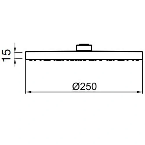 Верхний душ Webert Comfort AC1011015PVC, хром Верхний душ Webert Comfort AC1011015PVC, хром
