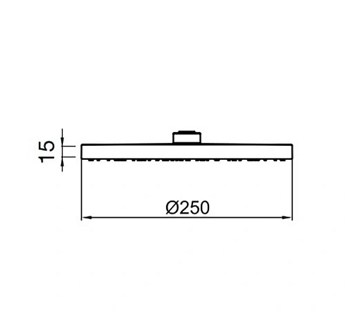 Верхний душ Webert Comfort AC1011560BRASS, хром Верхний душ Webert Comfort AC1011560BRASS, хром