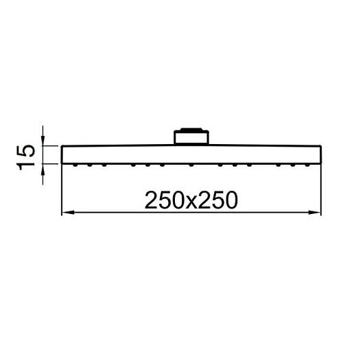 Верхний душ Webert Comfort AC1012015STEEL, хром Верхний душ Webert Comfort AC1012015STEEL, хром