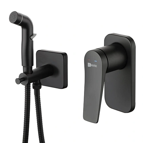 Гигиенический душ Lemark Bronx LM3719BL, встраиваемый, черный Гигиенический душ Lemark Bronx LM3719BL, встраиваемый, черный