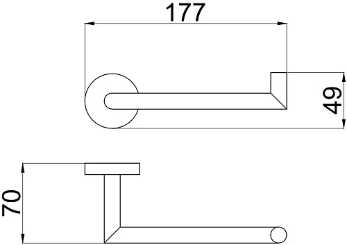 Держатель туалетной бумаги Allen Brau Priority 6.31007-BN Держатель туалетной бумаги Allen Brau Priority 6.31007-BN