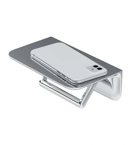 Держатель туалетной бумаги AM.PM Sensation A30341500 с полкой, хром Держатель туалетной бумаги AM.PM Sensation A30341500 с полкой, хром