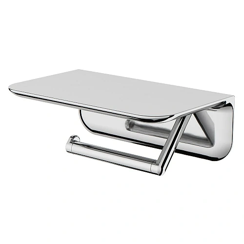 Держатель туалетной бумаги AM.PM Sensation A30341500 с полкой, хром Держатель туалетной бумаги AM.PM Sensation A30341500 с полкой, хром