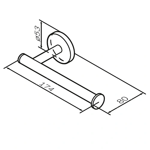 Держатель туалетной бумаги AM.PM X-Joy A85A34199 золото Держатель туалетной бумаги AM.PM X-Joy A85A34199 золото