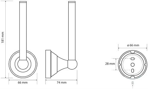 Держатель туалетной бумаги Bemeta KERA 144712037 Держатель туалетной бумаги Bemeta KERA 144712037