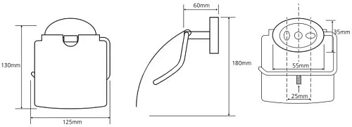 Держатель туалетной бумаги Bemeta OVAL 118412011 Держатель туалетной бумаги Bemeta OVAL 118412011