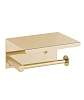 Держатель туалетной бумаги Boheme UNO 10971-G Gold