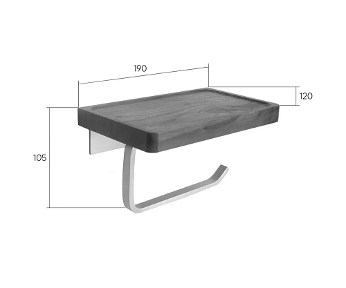 Держатель туалетной бумаги Bronze de Luxe Forest (10705G ) с деревянной полочкой матовое золото Держатель туалетной бумаги Bronze de Luxe Forest (10705G ) с деревянной полочкой матовое золото