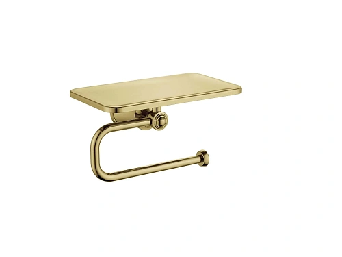 Держатель туалетной бумаги CEZARES CZR-F-8989-BORO1 брашированное золото Держатель туалетной бумаги CEZARES CZR-F-8989-BORO1 брашированное золото