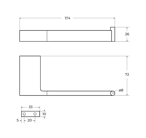 Держатель туалетной бумаги CEZARES SLIDER-PH1-01 хром Держатель туалетной бумаги CEZARES SLIDER-PH1-01 хром