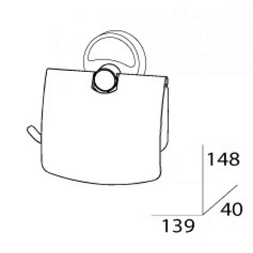 Держатель туалетной бумаги FBS Ellea ELL 055 Держатель туалетной бумаги FBS Ellea ELL 055