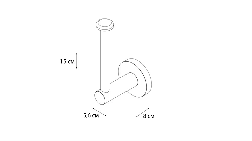 Держатель туалетной бумаги Fixsen Hotel FX-31010B Держатель туалетной бумаги Fixsen Hotel FX-31010B