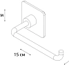 Держатель туалетной бумаги Fixsen Square FX-93110 Держатель туалетной бумаги Fixsen Square FX-93110