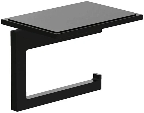 Держатель туалетной бумаги Kludi VELA C 3197139 черный матовый Держатель туалетной бумаги Kludi VELA C 3197139 черный матовый