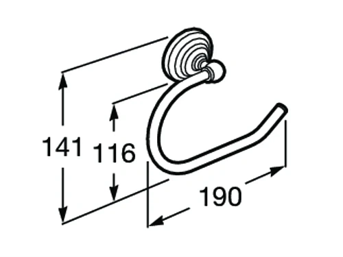 Держатель туалетной бумаги ROCA Carmen 817004001 Держатель туалетной бумаги ROCA Carmen 817004001