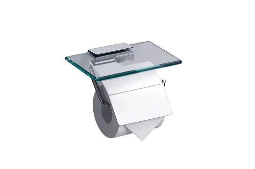 Держатель туалетной бумаги Rush Edge ED77131 с полкой Держатель туалетной бумаги Rush Edge ED77131 с полкой