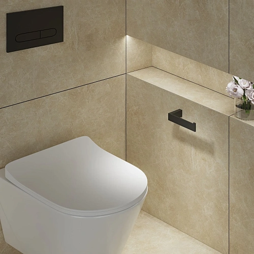 Держатель туалетной бумаги Timo Petruma 15241/03 черный Держатель туалетной бумаги Timo Petruma 15241/03 черный