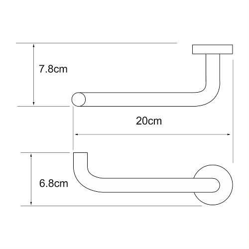 Держатель туалетной бумаги WasserKRAFT Rhein K-6296 хром Держатель туалетной бумаги WasserKRAFT Rhein K-6296 хром