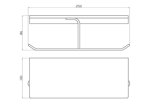 Держатель туалетной бумаги Wonzon & Woghand с полкой, темный графит (WW-9156-GM) Держатель туалетной бумаги Wonzon & Woghand с полкой, темный графит (WW-9156-GM)