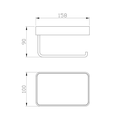Держатель туалетной бумаги Wonzon & Woghand с полкой, хром (WW-8336) Держатель туалетной бумаги Wonzon & Woghand с полкой, хром (WW-8336)