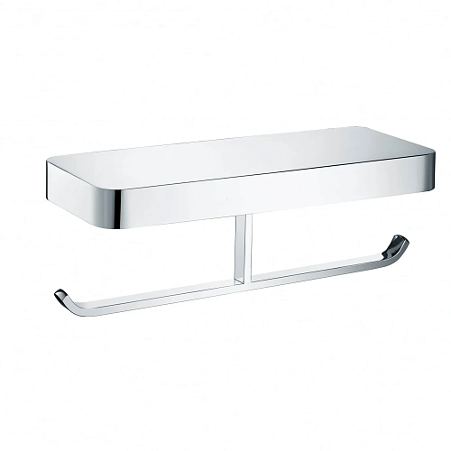 Держатель туалетной бумаги Wonzon & Woghand с полкой, хром (WW-8356) Держатель туалетной бумаги Wonzon & Woghand с полкой, хром (WW-8356)