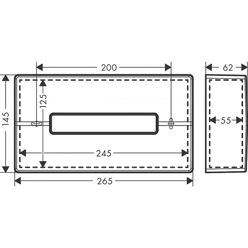 Диспенсер бумажных полотенец Hansgrohe AddStoris 41774000, хром Диспенсер бумажных полотенец Hansgrohe AddStoris 41774000, хром