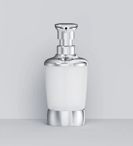 Дозатор жидкого мыла AM.PM Sensation A3031900 стеклянный, отдельно стоящий, хром Дозатор жидкого мыла AM.PM Sensation A3031900 стеклянный, отдельно стоящий, хром