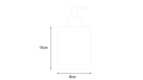 Дозатор жидкого мыла Fixsen Teddy, FX-600-1 Дозатор жидкого мыла Fixsen Teddy, FX-600-1
