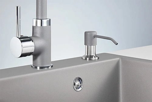 Дозатор жидкого мыла Granula 1403,АЛЮМИНИУМ Дозатор жидкого мыла Granula 1403,АЛЮМИНИУМ