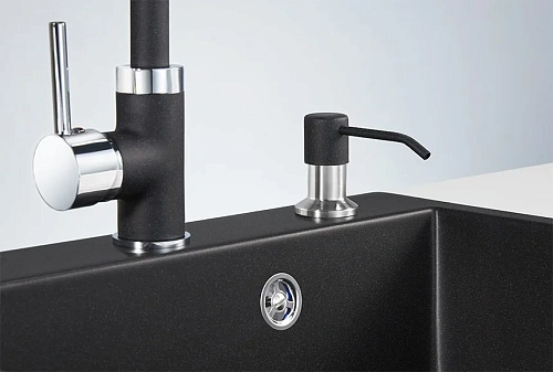 Дозатор жидкого мыла Granula 1403,ЧЁРНЫЙ Дозатор жидкого мыла Granula 1403,ЧЁРНЫЙ