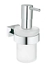 Дозатор жидкого мыла GROHE Essentials Cube, хром (40756001)