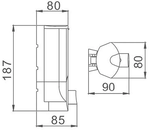 Дозатор жидкого мыла Haiba HB407 Дозатор жидкого мыла Haiba HB407