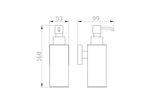 Дозатор жидкого мыла Wonzon & Woghand брашированный никель (WW-8932-BN) Дозатор жидкого мыла Wonzon & Woghand брашированный никель (WW-8932-BN)