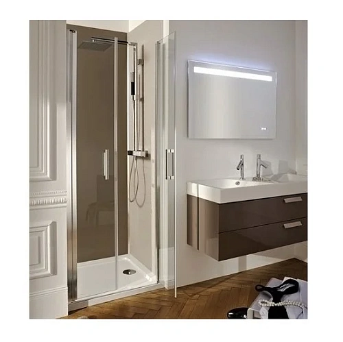 Душевая дверь Jacob Delafon Contra 90х200 см, распашная, стеклянная, прозрачная E22B90-GA Душевая дверь Jacob Delafon Contra 90х200 см, распашная, стеклянная, прозрачная E22B90-GA