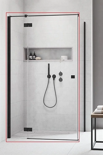 Душевая дверь Radaway Essenza New Black KDJ Door 100 Right черный/прозрачное 1000x2000, 385040-54-01 385040-54-01R Душевая дверь Radaway Essenza New Black KDJ Door 100 Right черный/прозрачное 1000x2000, 385040-54-01 385040-54-01R