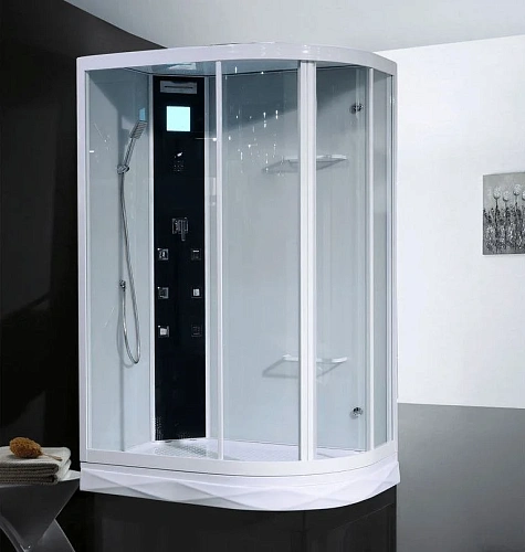Душевая кабина Orans Basic + SR-86155AL 130х90 левая Душевая кабина Orans Basic + SR-86155AL 130х90 левая