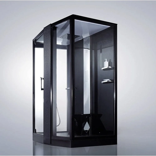 Душевая кабина Orans Diamond SR-89102S black 150х100 левая 89102LB Душевая кабина Orans Diamond SR-89102S black 150х100 левая 89102LB