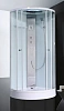 Душевая кабина Orans SR-86173A 100 x 100 см поддон 15 см, задние стекла белые