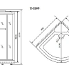 Душевая кабина Timo Comfort T-8809 Clean Glass 90x90x220 c турецкой баней хамам и стульчиком Душевая кабина Timo Comfort T-8809 Clean Glass 90x90x220 c турецкой баней хамам и стульчиком