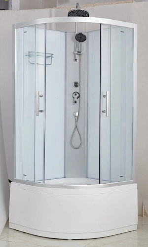 Душевая кабина Timo Imwei XS-90CS 90x90 стекло прозрачное, профиль хром Душевая кабина Timo Imwei XS-90CS 90x90 стекло прозрачное, профиль хром