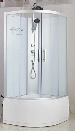 Душевая кабина Timo Imwei XS-90CS 90x90 стекло прозрачное, профиль хром Душевая кабина Timo Imwei XS-90CS 90x90 стекло прозрачное, профиль хром