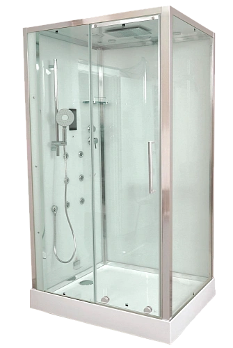 Душевая кабина Timo Premium PURO (90x120x220) H-510R-T-CH/C стульчик прозрачный Душевая кабина Timo Premium PURO (90x120x220) H-510R-T-CH/C стульчик прозрачный