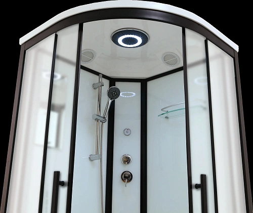 Душевая кабина Timo Standart T-6601 Black Fabric (100x100x220) Душевая кабина Timo Standart T-6601 Black Fabric (100x100x220)