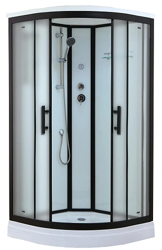 Душевая кабина Timo Standart T-6601 Black Fabric (100x100x220) Душевая кабина Timo Standart T-6601 Black Fabric (100x100x220)