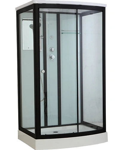 Душевая кабина Timo STANDART T-6615 B Black 120x90 Душевая кабина Timo STANDART T-6615 B Black 120x90