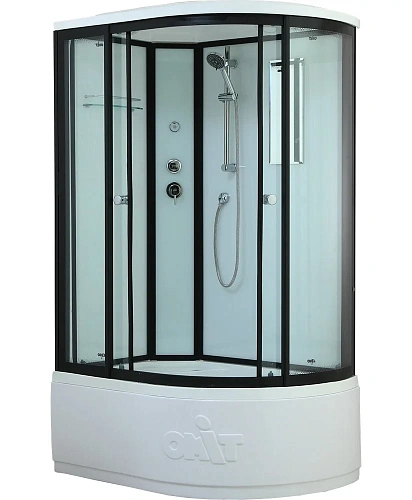 Душевая кабина Timo STANDART T-6620 B Black L 120x85 T-6620 B L Душевая кабина Timo STANDART T-6620 B Black L 120x85 T-6620 B L