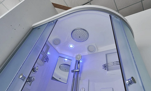 Душевая кабина Timo Standart Т-5502 L Г/М 120x85x220, хромотерапия, турецкая баня хамам, стульчик прозрачный Душевая кабина Timo Standart Т-5502 L Г/М 120x85x220, хромотерапия, турецкая баня хамам, стульчик прозрачный