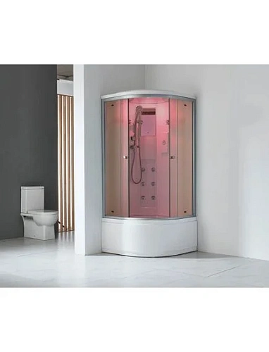 Душевая кабина Timo Standart Т-5590 90x90x220, хромотерапия, турецкая баня хамам Душевая кабина Timo Standart Т-5590 90x90x220, хромотерапия, турецкая баня хамам