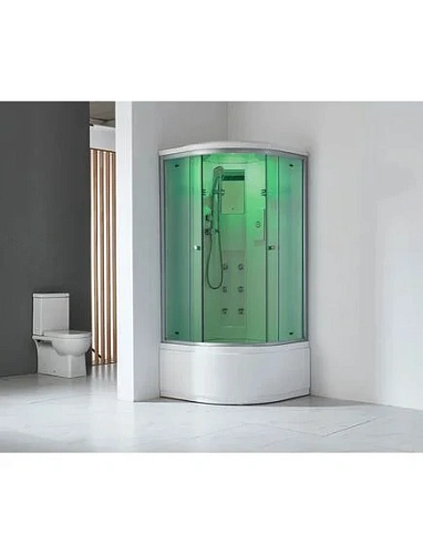 Душевая кабина Timo Standart Т-5590 90x90x220, хромотерапия, турецкая баня хамам Душевая кабина Timo Standart Т-5590 90x90x220, хромотерапия, турецкая баня хамам